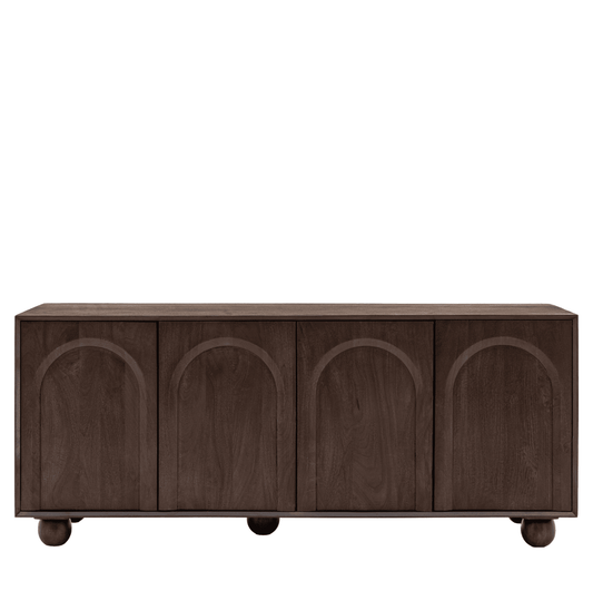 Arched 4-Door Sideboard 166cm