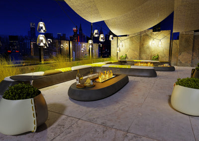 Linear 50 Built-in Bioethanol Fire Pit Insert