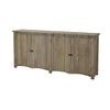 Rustic 4-Door Bleached Wood Large Sideboard 200cm