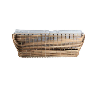 Cane-Line Basket Outdoor 2 Seat Sofa with Quick Dry Cushions