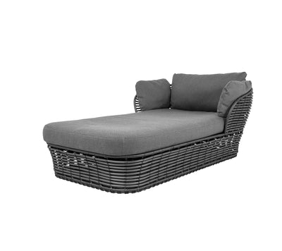 Cane-Line Basket Outdoor Daybed with Quick Dry Cushions