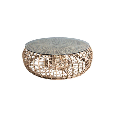 Cane-Line Nest Outdoor Round Coffee Table | Large 130cm - Salty Casa