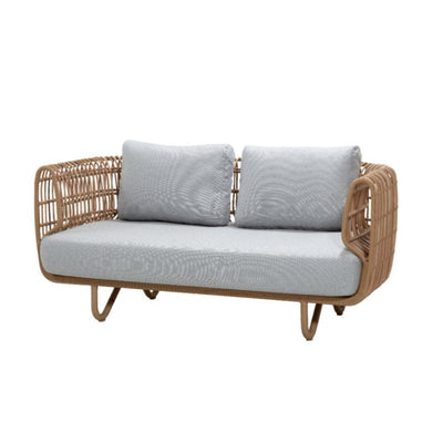 Cane-Line Nest 2 Seat Outdoor Sofa with Quick Dry Cushions - Salty Casa