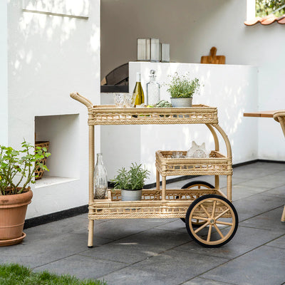 Sika-Design Exterior | Georgia Garden James Outdoor Serving Cart Trolley