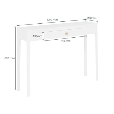 Abberley Oak Console Table 120cm