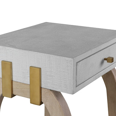 DI Designs Laverstoke Bedside Table | White