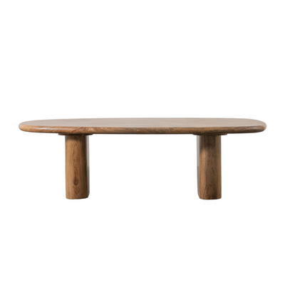 Beckett Contemporary Mango Wood Coffee Table