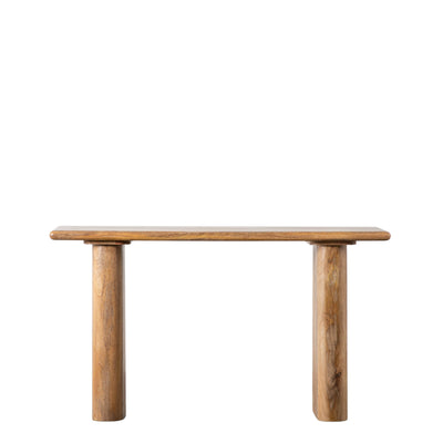 Beckett Contemporary Mango Wood Console Table 135cm