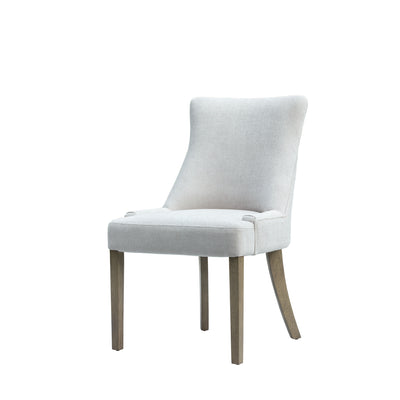 Blockley Chenille Dining Chair | Cream