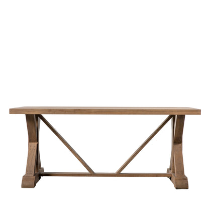Calico Farmhouse Solid Wood Dining Table | Rectangular