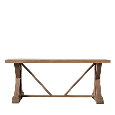 Calico Farmhouse Solid Wood Dining Table | Rectangular