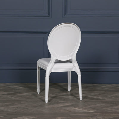 Pura Interiors Louis Dining Chair | White