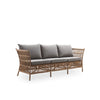 Sika Design Donatello 3-Seater Rattan Sofa