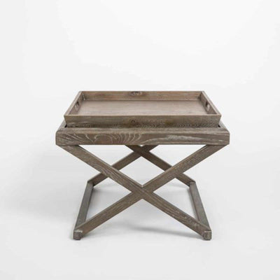 DI Designs Bentley Side Table | Grey Aged Oak