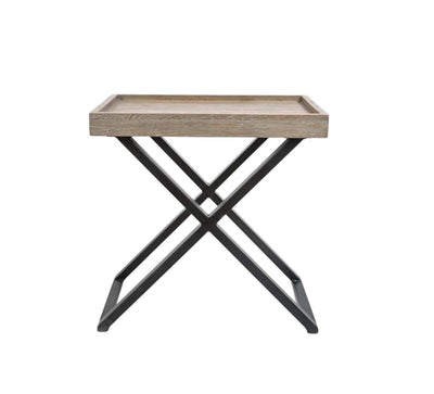 DI Designs Pershore End Table | Grey Aged Oak