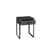 Industrial Style Grafton Bedside Table | Black