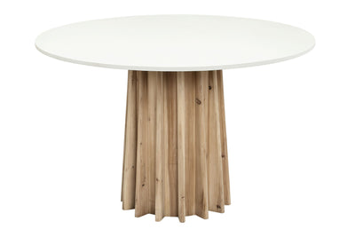 Hackwood Round Dining Table with Recycled Pine Base 120cm