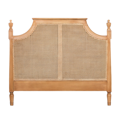 Vintage Style Harriet Rattan Headboard 5FT King Size Salty Casa