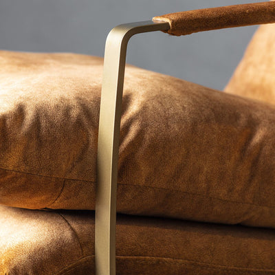 Jagger Luxury Suede Lounge Chair