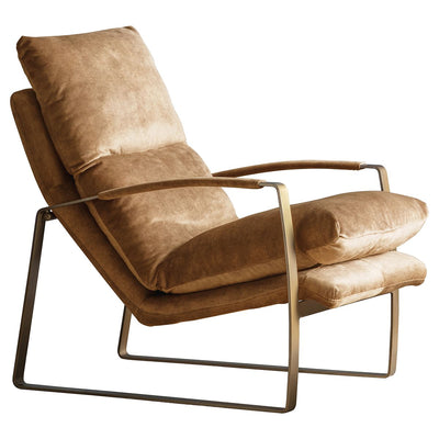 Jagger Luxury Suede Lounge Chair