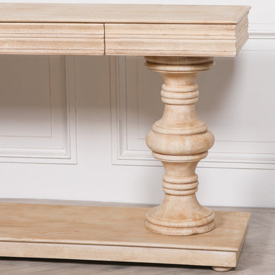 Pura Interiors Blanca Balustrade Console Table | 180 or 240cm