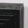 Nina Black Contemporary Mango Wood Large Sideboard 214cm