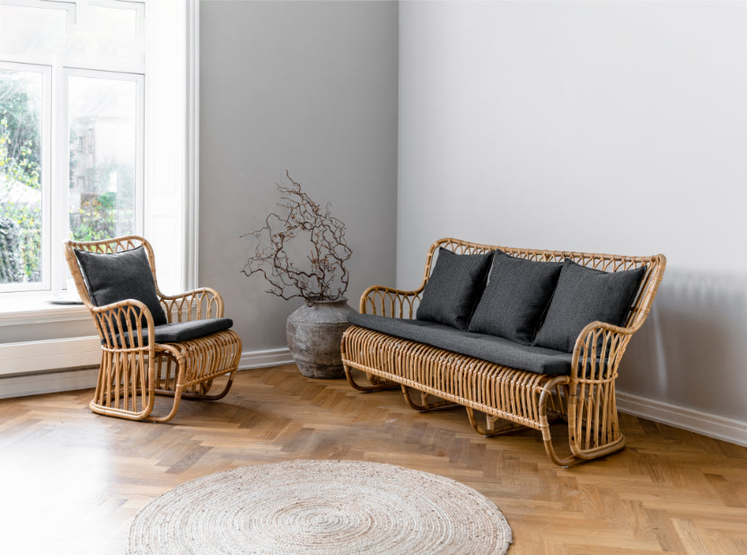 Sika-Design Tulip Rattan Lounge Chair | Natural