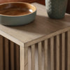 Takumi Mindi Wood Slatted Side Table | Natural