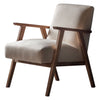 Lou Mid Century Linen Armchair