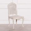 Pura Interiors Charlotte Rattan Dining Chair | White