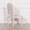 Pura Interiors Charlotte Rattan Dining Chair | White