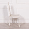 Pura Interiors Charlotte Rattan Dining Chair | White