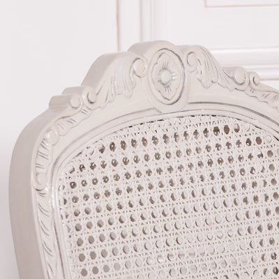 Pura Interiors Charlotte Rattan Dining Chair | White