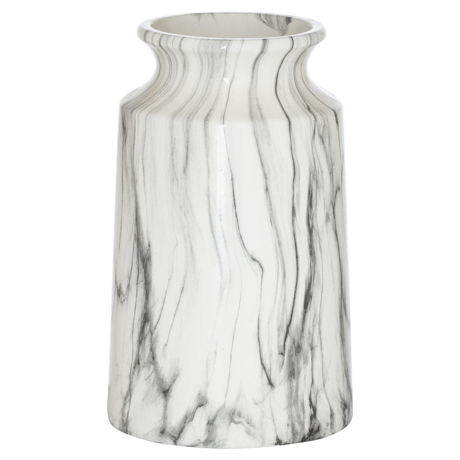 Marble Effect Ceramic Urn Vase