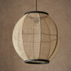 Natural Linen Pendant Light Shade | Cylinder or Round