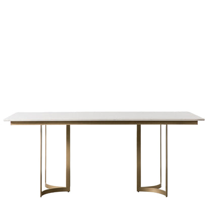Olivia Marble Top Dining Table 180cm