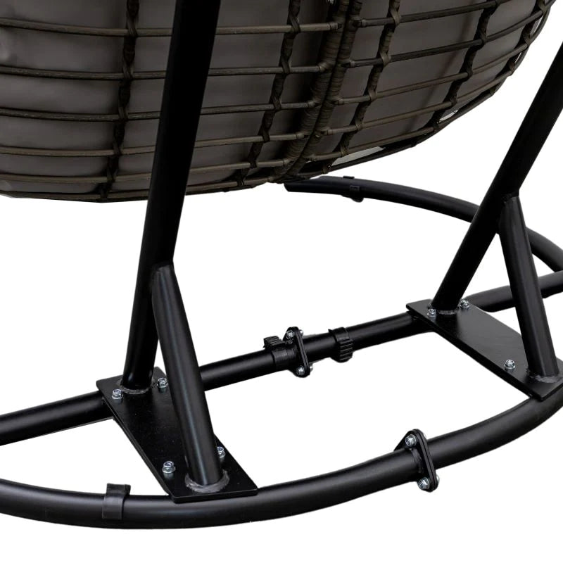 Freestanding 2-Seater Outdoor Hanging Chair