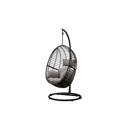 Freestanding Outdoor Hanging Egg Chair