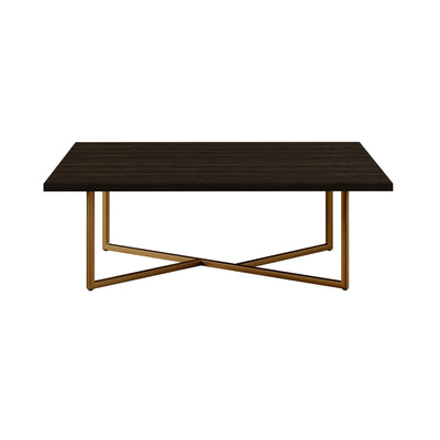 Overbury Rectangular Coffee Table | Brown