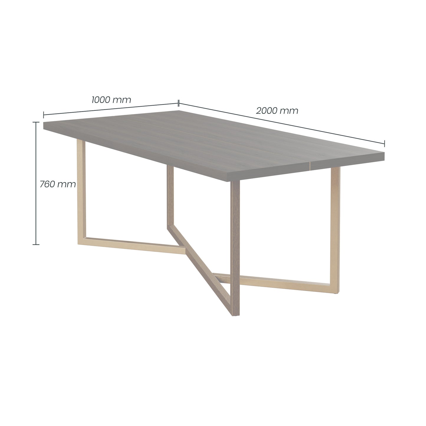 Overbury Rectangular Dining Table 200cm
