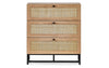 Reese Scandi-Industrial 3-Drawer Dresser 80cm