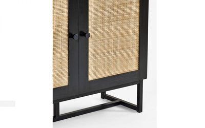 Reese Scandi-Industrial Tall Storage Cabinet