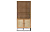 Reese Scandi-Industrial Tall Storage Cabinet