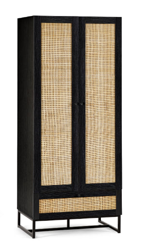 Reese Scandi-Industrial Tall Wardrobe