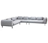 Cane-Line Space Outdoor Modular Sofa with Quick Dry Cushions