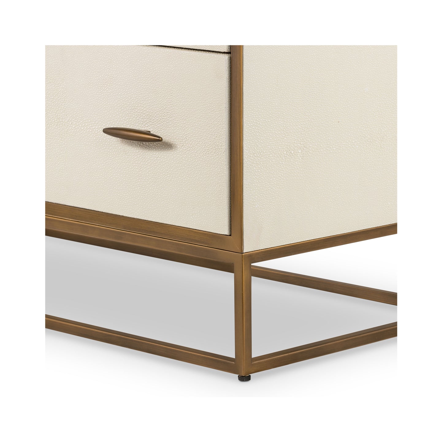Hampton Chest of Drawers in Faux Shagreen