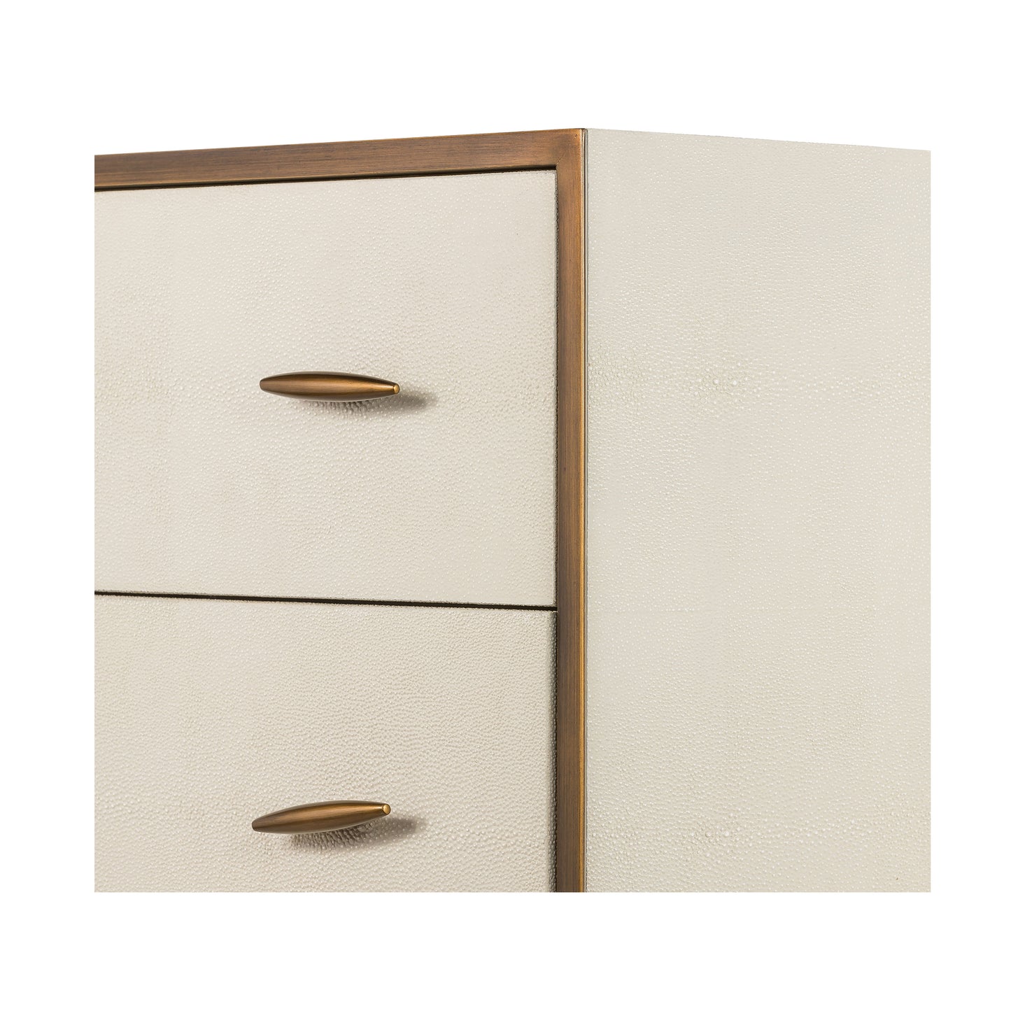 Hampton Chest of Drawers in Faux Shagreen