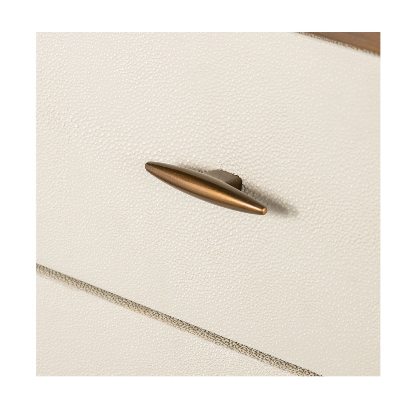 Hampton Chest of Drawers in Faux Shagreen