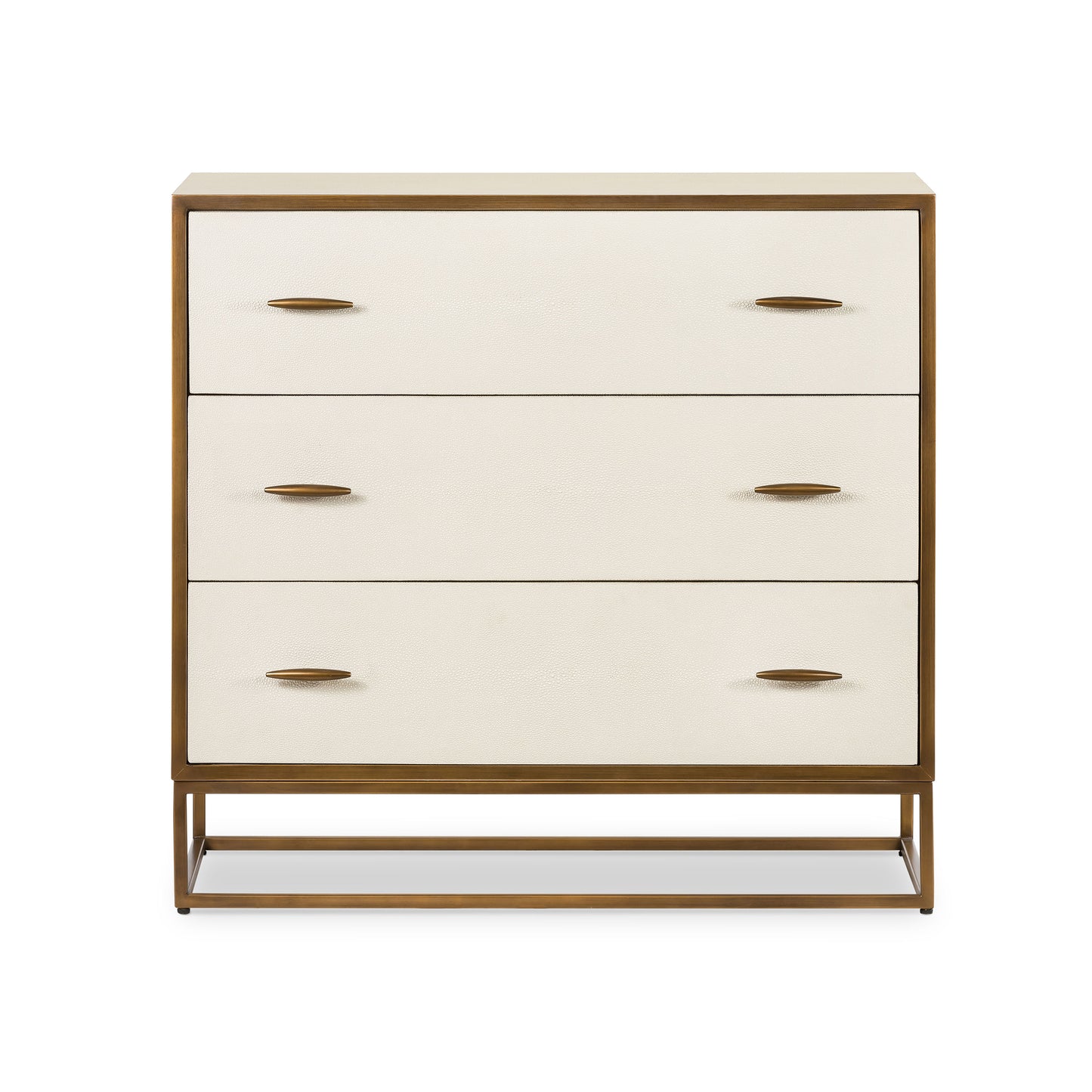 Hampton Chest of Drawers in Faux Shagreen