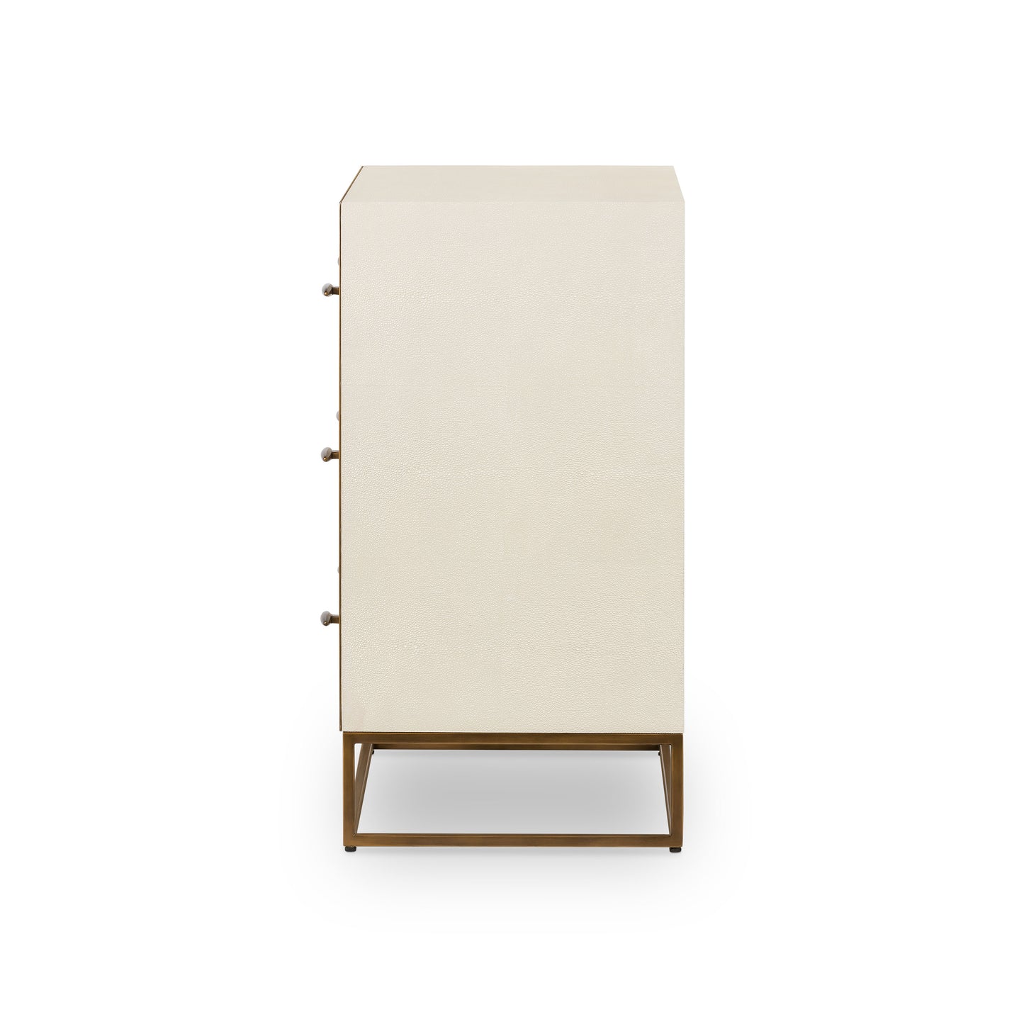 Hampton Chest of Drawers in Faux Shagreen